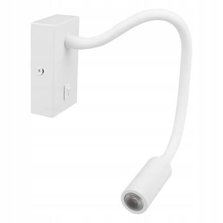 LED-Wandleuchte Flexible Lesewandleuchte LEO 3W 4000K Weiß