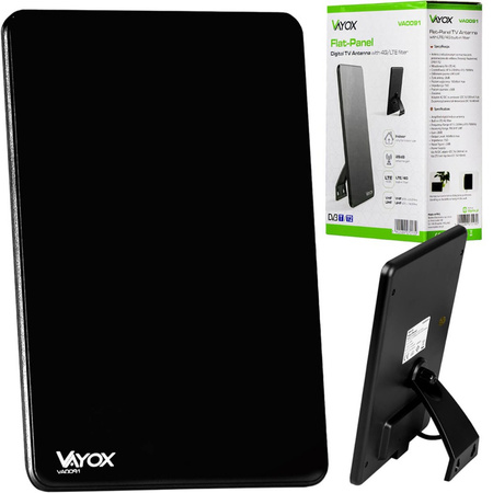 DVB-T/T2 Aktive 4K Heimantenne mit Verstärker VAYOX