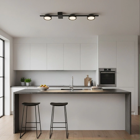 OVILO Deckenleuchte LED-Halogen-Leuchte 3x GX53 Spot Wandleuchte Reflektor LUMILED