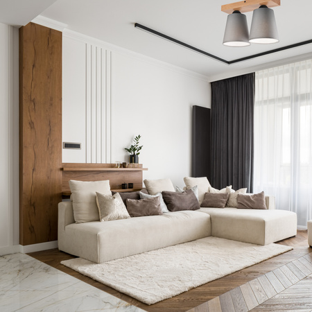 LULA Deckenleuchte 2xE27 Grau Eiche LM-2.200 Lamkur