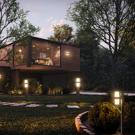 FLARE intelligenter Gartenpoller 50 cm SMART+ WiFi 14W 1000lm RGB+W LEDVANCE