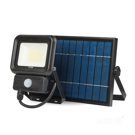 Solar-LED Fluterlampe 20 W 6500 K kalt 1400 lm IP65 Kobi-Bewegungssensor