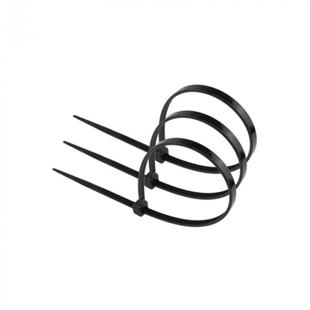 Kabelbinder 3,6x200 mm Schwarz UV TRIPERS PREMIUM OKP-36200B .MORE 100 Stk.