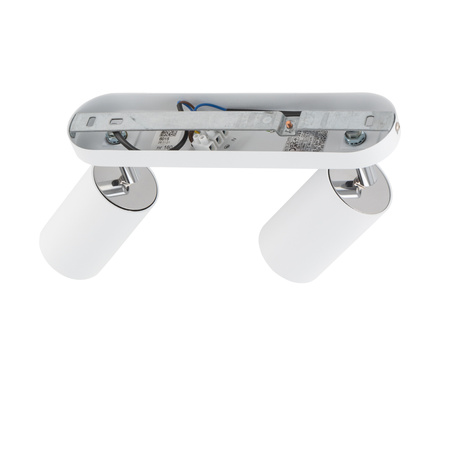 EYE Spot 6015 Nowodvorski Wandleuchte Weiß 2xGU10Wandleuchte Beweglich Stahl + Glas Minimalistisch