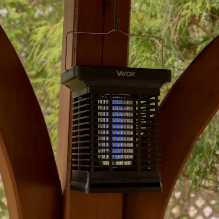 Solar-Elektro-Insektizid-Falle Laterne 2in1 3W für Fliegen Mücken Insekten VAYOX