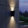 LED-Gartenwandleuchte 2xGU10 BOSTON DOUBLE BLACK GOLDLUX (Polux)