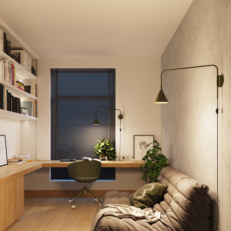 Wandleuchte E14 Grün Olive NOX Crimson SL.1700 Sollux