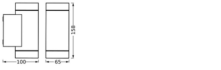 LED GU10 IP65 IK05 Grau Endura Ledvance Outdoor Garten Wandlampe