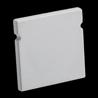 Endkappe für Aufputzprofil KM38 voll Kunststoff, Grau LUMILED