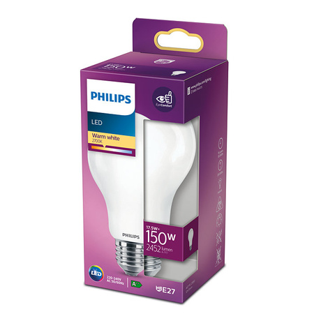 LED-Lampe E27 A67 17.5W = 150W 2452lm 2700K Warm PHILIPS Classic