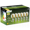 6x LED-Lampe E14 Ball P45 4W = 40W 470lm 3000K Warm 360° FILAMENT LUMILED