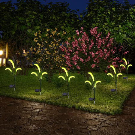 LED-Solar-Gartenlampe für den Außenbereich Dekoratives Gras 3000K IP44