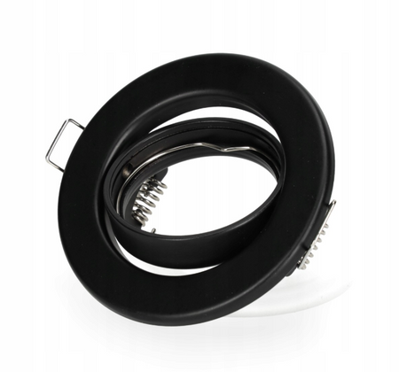 Flush-mounted GU10 Halogen Einbaustrahler Schwarz Rund Decoro Kobi