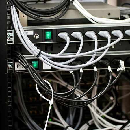 Starker Kabelbinder 7,6x350mm weiß 100 Stück ECOLIGHT