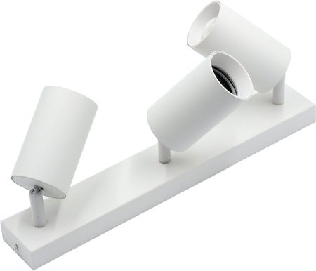 QUALIS SPOT Deckenleuchte Reflektor Halogenleuchte 3xGU10Weiß