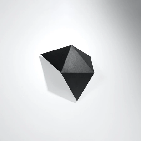 LED SOLIDO 2xG9Wandleuchte Dreieckig schwarz SOLLUX