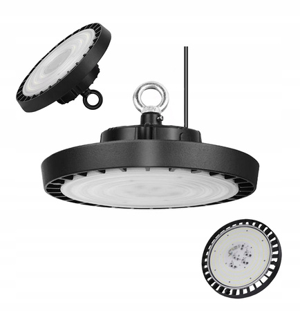 Industrielle LED-Hängelampe High Bay 100W 11000lm 5000K dimmbar IP65