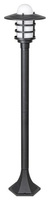 Außen-LED-Gartenlampe DARRINGTON E27 IP44 Mast 96 cm Schwarz RABALUX