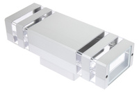 Fassade Wandleuchte doppelt oben unten INEZ DUO LED 2x GU10 ALUMINIUM silber IP54
