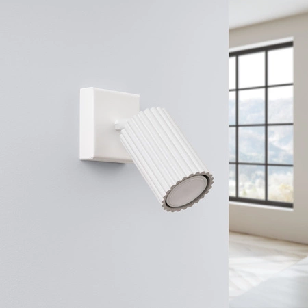 Wandleuchte Wandleuchte Reflektor Tuba Spot GU10 Weiß Carbon Deep Space SL.1540 Sollux