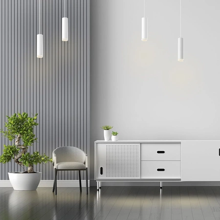 SPOT Hängelampe 1x GU10 TATUM Weiß Videx