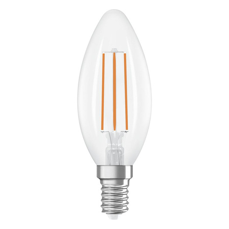 LED-Lampe B35 Kerze E14 2.2W = 40W 470lm 4000K Neutral 320° 214lm/W CLASSIC ENERGY EFFICIENCY Osram
