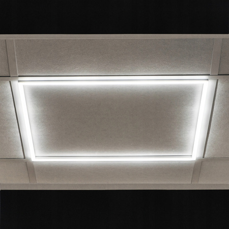 Rahmenbeleuchtung Panel LED Avar + Stromversorgung 4000K 40W Square White KANLUX