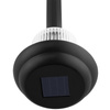 LED SOLAR Gartenlampe schwarz eingebettet 6000K kaltweiß 41cm