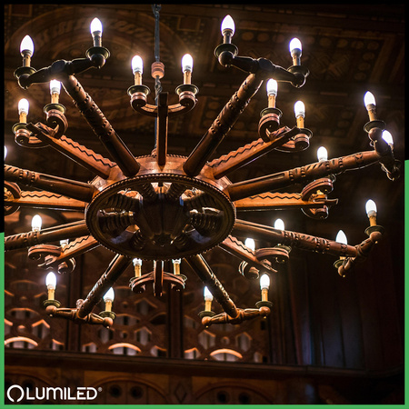 6x LED E14 CANDLE 8W = 60W 4000K Neutralweiß CCD LUMILED Glühbirne