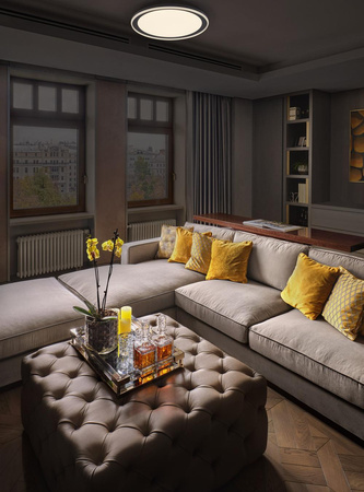 Wand-Deckenleuchte Wand-Anbaustrahler 24W 1450lm CCT Schwarz Orbis Ledvance