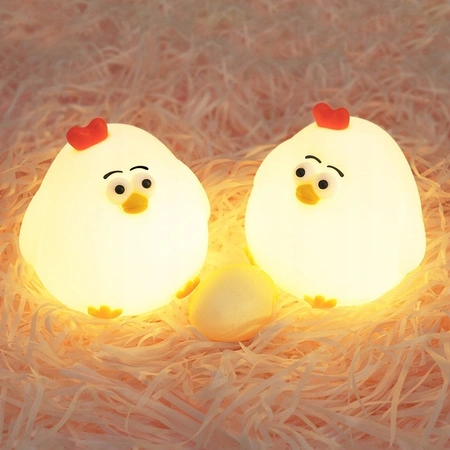 LED Kinder Tisch Schreibtisch Nachtlicht 1W 17lm 3000K Warm 360° Weiß Huhn Masterled
