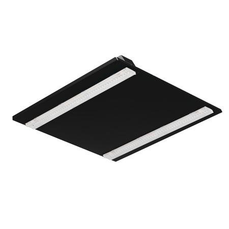 LED-Panel-Deckenleuchte 25W 60x60cm 3650lm 3000K Warm 60° Flush Mounted Schwarz Kanlux
