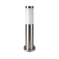 Gartenlampenmast E27 IP44 45CM satiniertes Nickel VT-838 V-TAC
