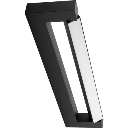 Lampe über dem Spiegel LOVIS Wandmontierte LED-Badezimmer-Wandleuchte 12W 840lm Schwarz Neutral 60cm IP44 360°