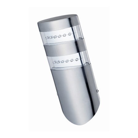 Gartenleuchte Wandleuchte MALTA LED 2,4W Diagonal Chrom Volteno