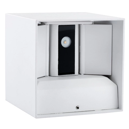 LED-Gartenwandleuchte Außenfassadenleuchte 2 x 3W 4000K nach oben und unten verstellbar Weiß