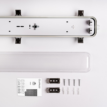 Hermetische Feuchtraumleuchte LED 2x T8, G13 Leuchte IP65 150cm OHLD-258 LUMILED