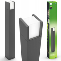 LED-Gartenleuchte für den Außenbereich ARBOR myGarden 6W 2700K IP44 Mast 77cm Anthrazit PHILIPS