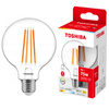LED-Lampe E27 G95 9W = 75W 1055lm 2700K Warm Filament Dimmbar TOSHIBA