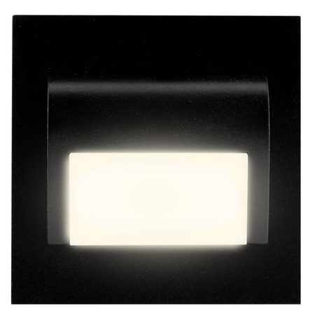 DECORUS Treppenleuchte LED-Lampe 1,2W Schwarz ProVero Neutral 4000K 12V DC