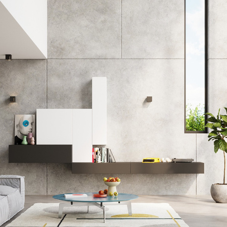 PIXAR-Anbauleuchte G9 Cube Schwarz SOLLUX