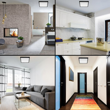 LED-Oberflächenpanel Deckenaufbauleuchten 40W 4500K 60x60 quadratisch