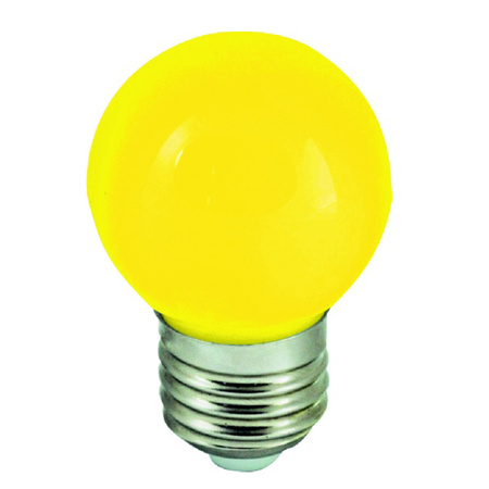 LED Lampen E27 1W GELB 270° SPECTRUM Dekorativ