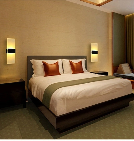 LED Wandleuchte über Spiegel 5W 360lm 4000K Schwarz Plaxio Masterled