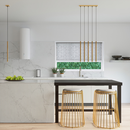 PASTELO 5L 5xG9 Gold Moderne Deckenhängeleuchte SOLLUX