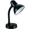 Verstellbare Nachttisch-Schreibtischlampe für Schule E27 Schwarz