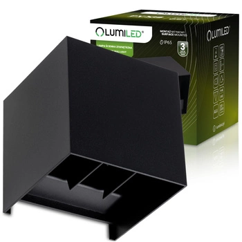 Wandleuchte Außen G9, Garten-Wandleuchte nach oben und unten verstellbar Schwarz PYXIS LUMILED