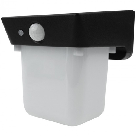 LED-Solar-Gartenlampe Fassaden-Wandleuchte 4000K IP54 Bewegungs- und Dämmerungssensor