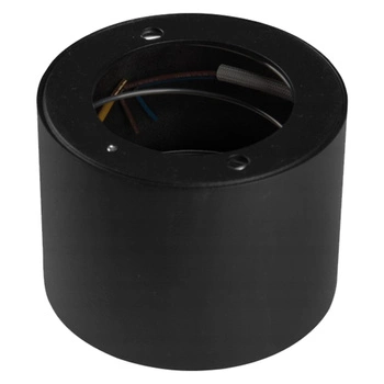 Aufputz LED SINO Halogen Deckenleuchte GX53 Rundrohr Schwarz