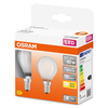 2x LED Lampen E14 P45 4W = 40W 470lm 2700K Warm 300° OSRAM Star